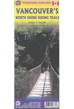 Vancouvers Northshore Hiking Trails & Fraser Valley, International Travel Maps