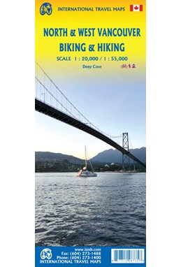 North & West Vancouver Biking & Hiking, International Travel Map