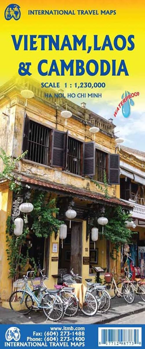 Vietnam, Laos & Cambodia, International Travel Maps
