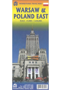 Warsaw & Poland East Travel Reference Map