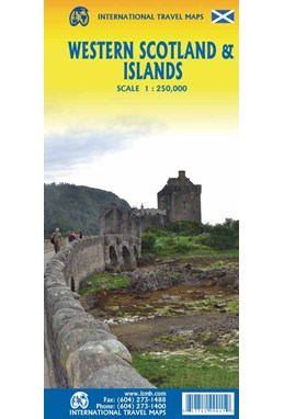 Western Scotland & Islands, International Travel Maps