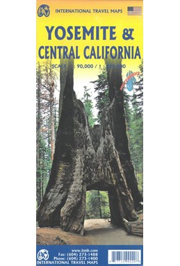 Yosemite & Central California, International Travel Maps