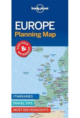 Lonely Planet Planning Map: Europe (1st ed. Oct. 17)