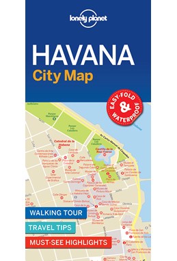 Havana City Map, Lonely Planet (1st ed. Nov. 18)