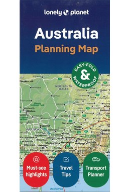 Lonely Planet Planning Map: Australia (2nd ed. Aug. 24)