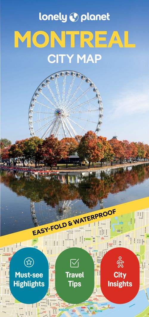 Montreal City Map, Lonely Planet (2nd ed. May 26)