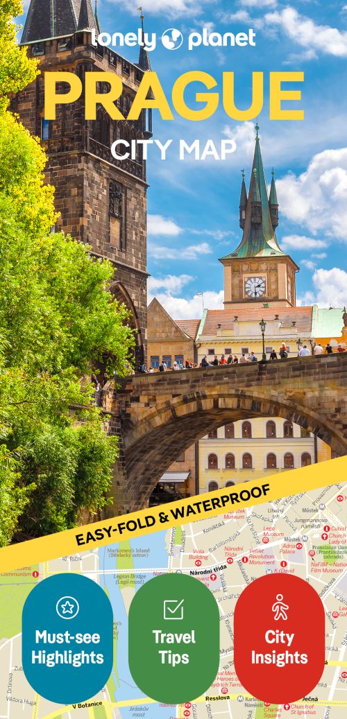 Prague City Map, Lonely Planet (2nd ed. July 25)