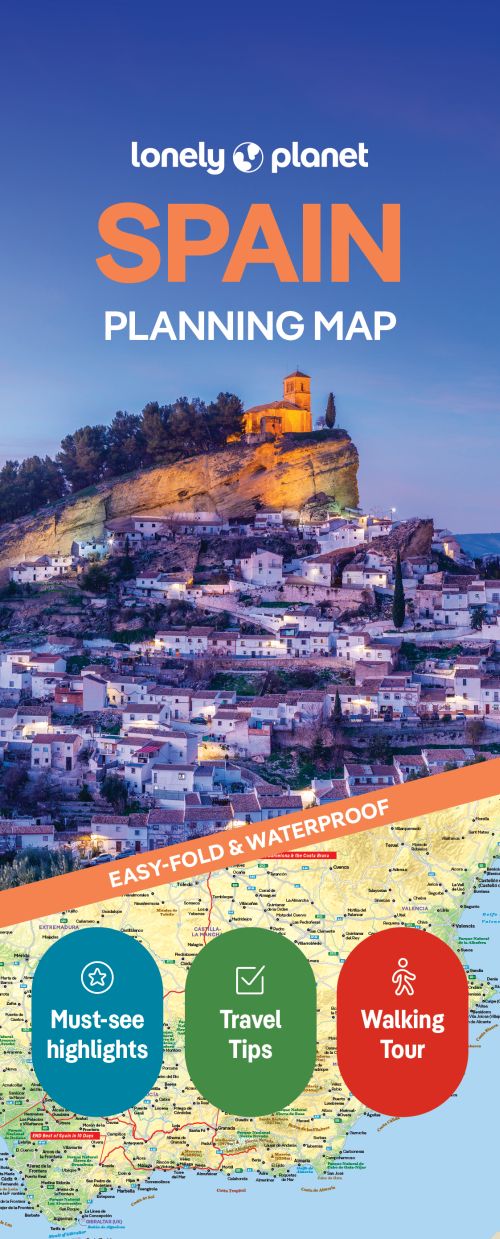 Lonely Planet Planning Map: Spain, Lonely Planet (2nd ed. Feb. 25)
