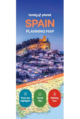 Lonely Planet Planning Map: Spain, Lonely Planet (2nd ed. Feb. 25)