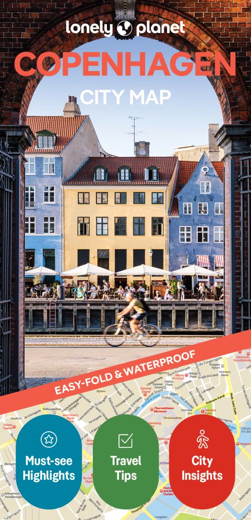 Copenhagen City Map, Lonely Planet (2nd ed. July 25)