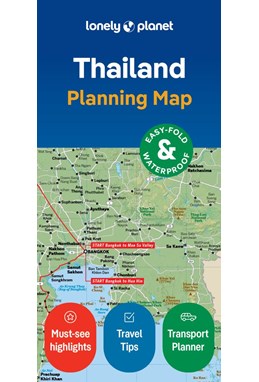 Lonely Planet Planning Map: Thailand (2nd ed. Apr. 24)