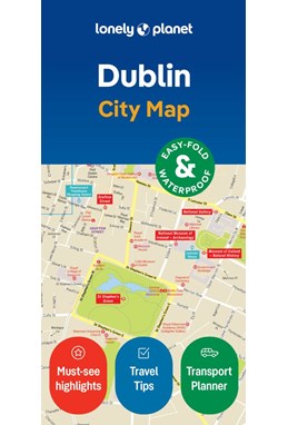 Dublin City Map, Lonely Planet