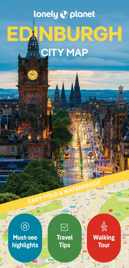 Edinburgh City Map, Lonely Planet (2nd ed. Jun. 25)