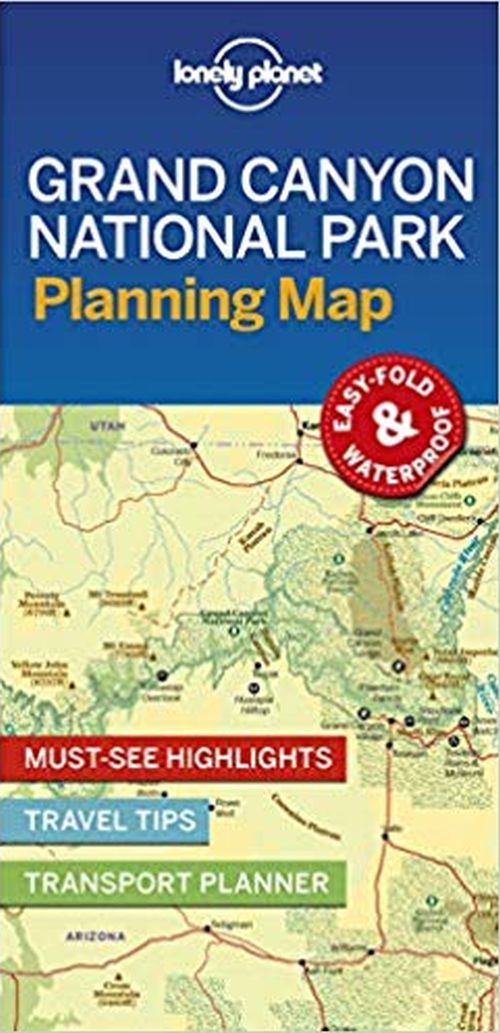 Lonely Planet Planning Map: Grand Canyon National Park (1st ed. Mar. 19)