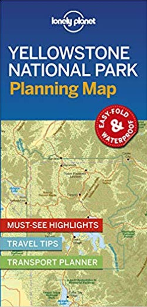 Lonely Planet Planning Map: Yellowstone National Park (1st ed. Mar. 19)