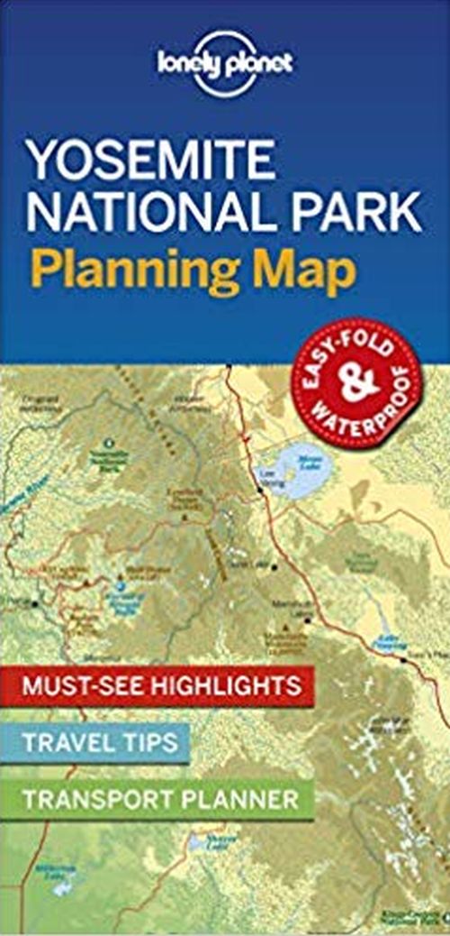 Lonely Planet Planning Map: Yosemite National Park Map (1st ed. Mar. 19)