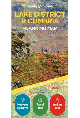 Lonely Planet Planning Map: Lake District & Cumbria, Lonely Planet (2nd ed. Jun. 25)