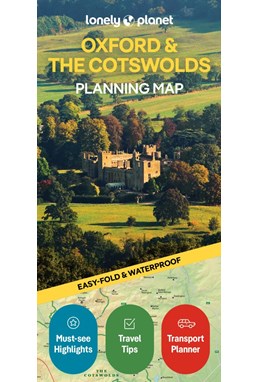 Lonely Planet Planning Map: Oxford & the Cotswolds, Lonely Planet (2nd ed. Jun. 25)