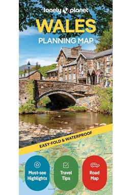 Lonely Planet Planning Map: Wales, Lonely Planet (2nd ed. Jun. 25)