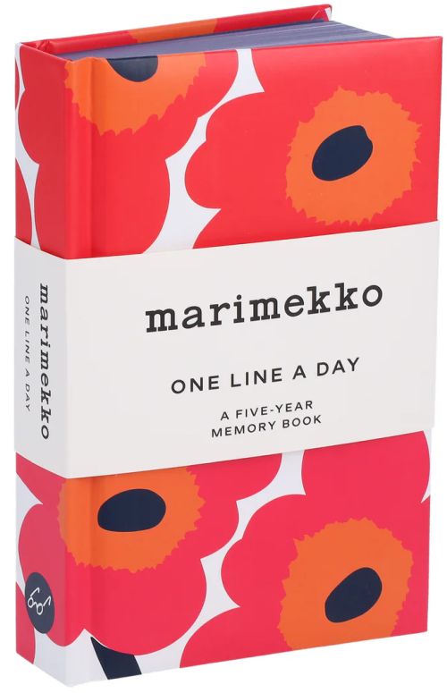 Marimekko One Line a Day: A Five-Year Memory Book (Red Unikko)