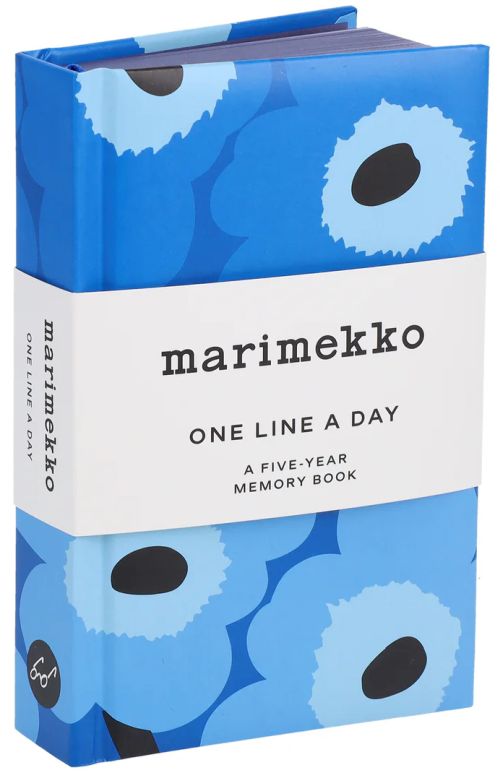 Marimekko One Line a Day: A Five-Year Memory Book (Blue Unikko)