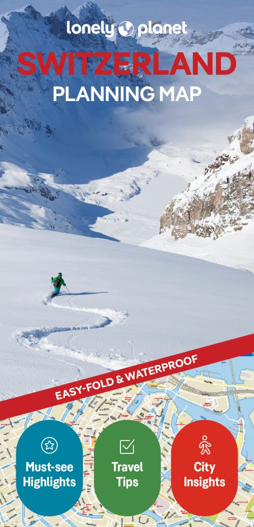 Lonely Planet Planning Map: Switzerland (1st ed. May 2026)