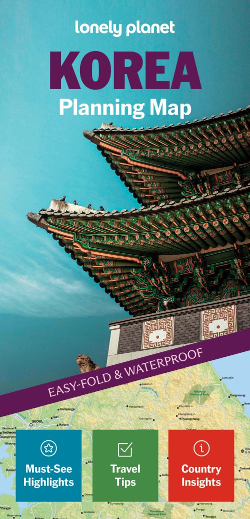Korea Planning Map, Lonely Planet (1st ed. Oct. 26)