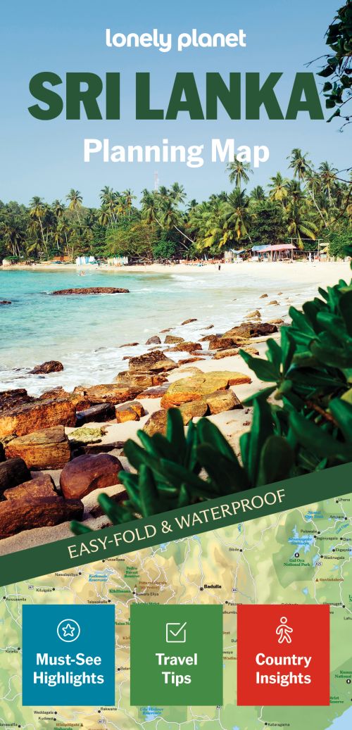 Sri Lanka Planning Map, Lonely Planet (1st ed. Oct. 26)