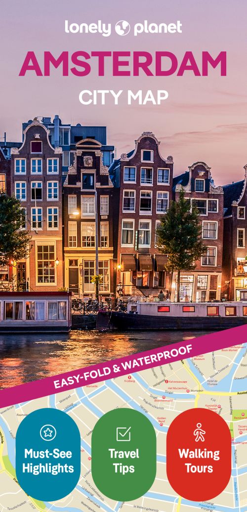 Amsterdam City Map, Lonely Planet (3rd ed. June 26)