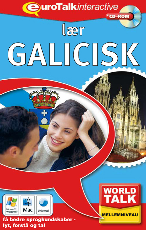 Galicisk fortsættelseskursus CD-ROM