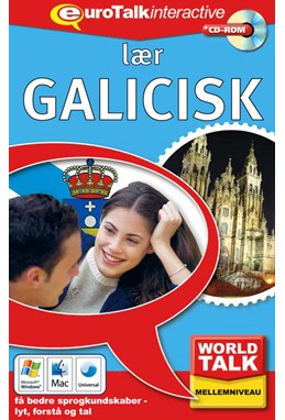 Galicisk fortsættelseskursus CD-ROM