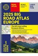 2025 Philip's Big Road Atlas of Europe (A3 with spiral)