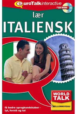 Italiensk fortsættelseskursus CD-ROM