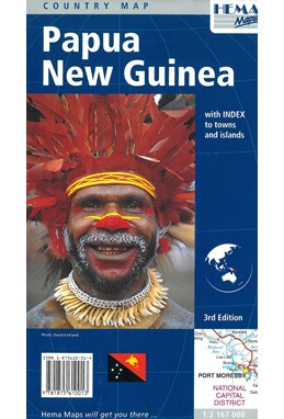 Papua New Guinea, Hema Country Map 1:2,167 mill.