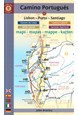 Camino Portugues, Camino Central - Camino da Costa Maps: Lisbon - Porto - Santiago (11th ed. 2022)