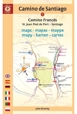 Camino de Santiago Maps: St. Jean Pied de Port - Santiago de Compostela (15th ed. Oct. 23)
