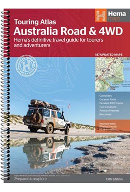 Australia Road & 4WD Touring Atlas - A4 (13th ed. Jan. 2022)