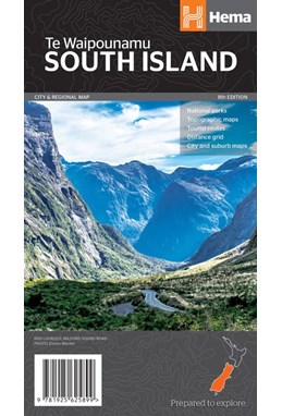 New Zealand: South Island Map