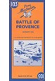 Battle of Provence / Bataille De Provende 1947, Michelin Map 103