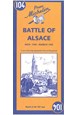 Battle of Alsace / Bataille D'Alsace 1947, Michelin Map 104