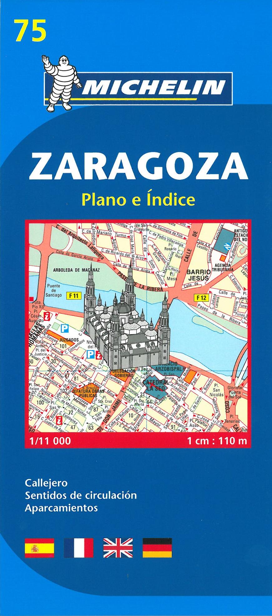 Zaragoza*, Michelin 75 1:11.000