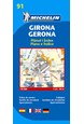 Girona Gerona, Michelin 91 1:9.000