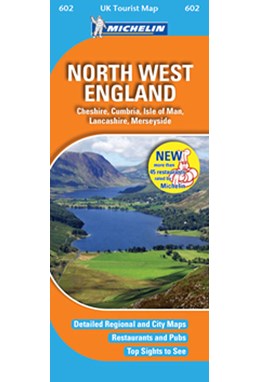 UK Tourist Map blad 602: North West England 1:400.000