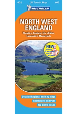 UK Tourist Map blad 602: North West England 1:400.000