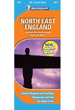 UK Tourist Map blad 603: North East England 1:400.000