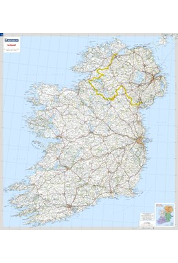 Ireland, Michelin 5712 (plano/lamineret)