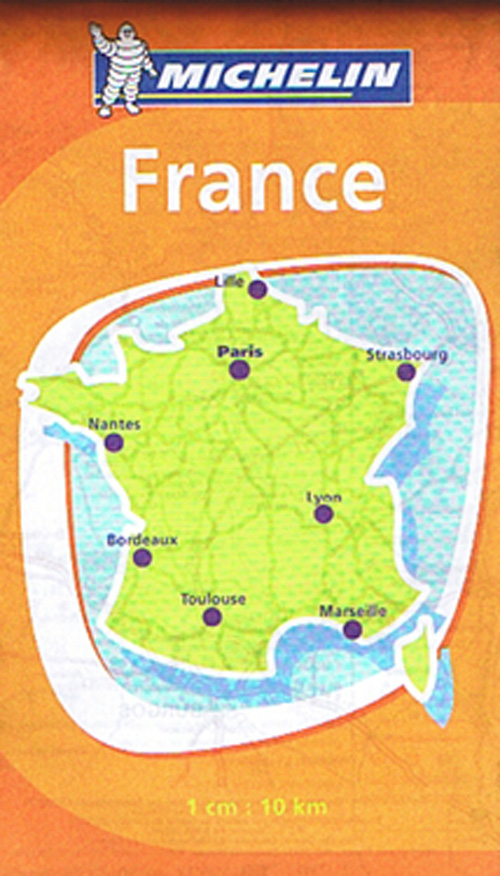 France Mini Map, Michelin