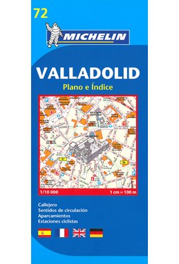 Valladolid, Michelin City Plan 72 (Juli 2013)