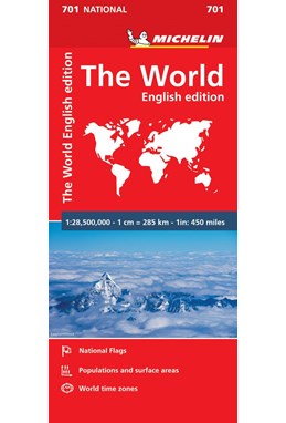 World, The, Michelin National Map 701