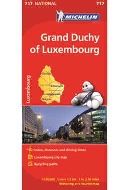 Luxembourg, Michelin National Map 717
